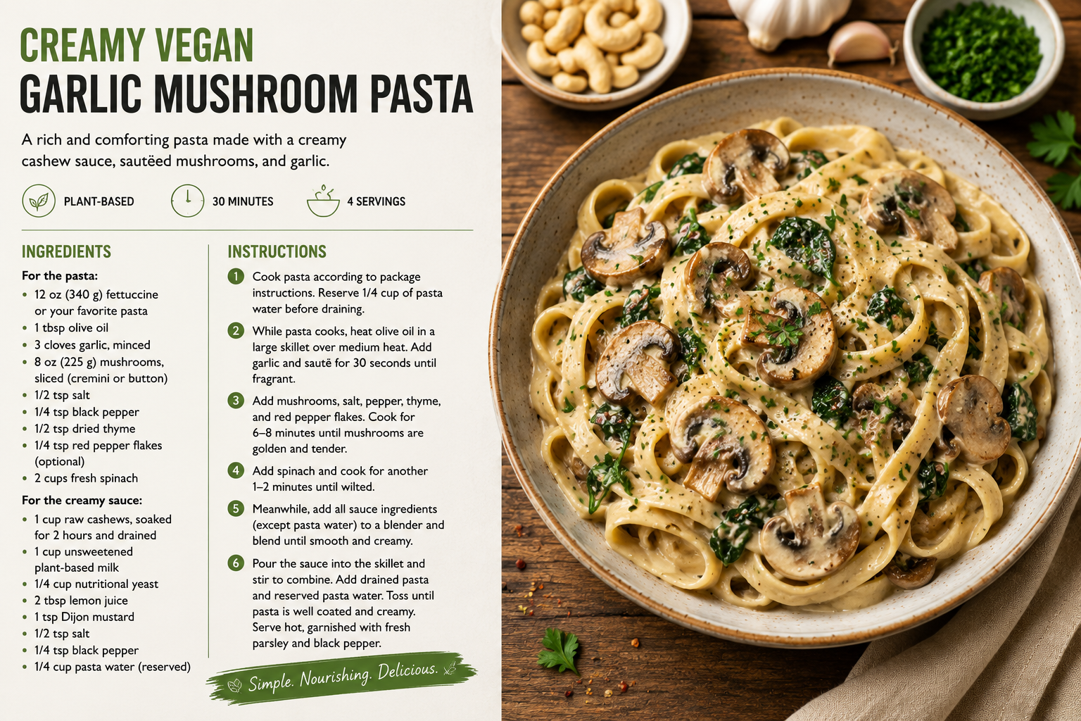 Splendid Spoon meal ingredient list
